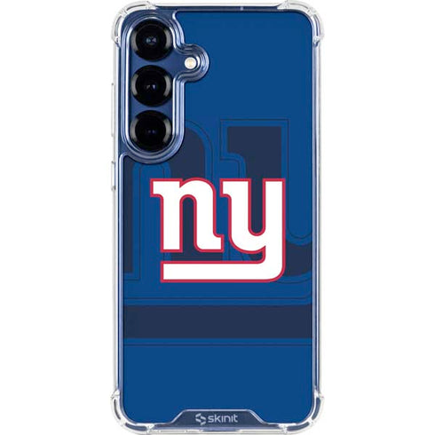 NFL New York Giants Double Vision Galaxy S25 Clear Case